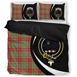 ScotsTee Shop Scottish Baxter Weathered Clan Badge Tartan Bedding Set Circle Style