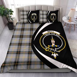 ScotsTee Shop Scottish Bell of the Borders Ancient Clan Badge Tartan Bedding Set Circle Style