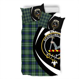 ScotsTee Shop Scottish Blyth Clan Badge Tartan Bedding Set Circle Style