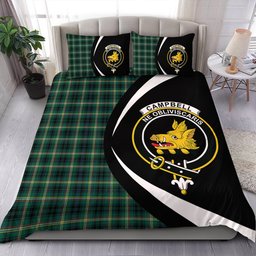 ScotsTee Shop Scottish Campbell Marquis of Lorne Modern 2 Clan Badge Tartan Bedding Set Circle Style