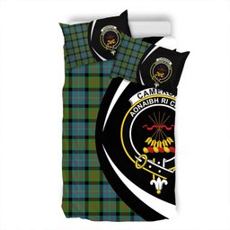 ScotsTee Shop Scottish Cameron of Erracht Ancient 2 Clan Badge Tartan Bedding Set Circle Style