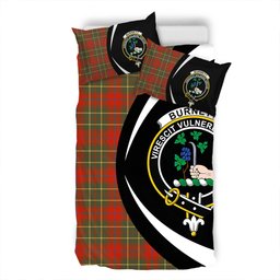ScotsTee Shop Scottish Burnett of Powis Ancient Clan Badge Tartan Bedding Set Circle Style