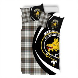 ScotsTee Shop Scottish Campbell of Cawdor Dress Weathered 2 Clan Badge Tartan Bedding Set Circle Style
