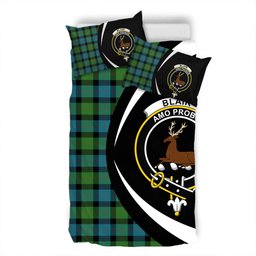 ScotsTee Shop Scottish Blair Ancient Clan Badge Tartan Bedding Set Circle Style