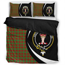 ScotsTee Shop Scottish Donachie Modern Clan Badge Tartan Bedding Set Circle Style