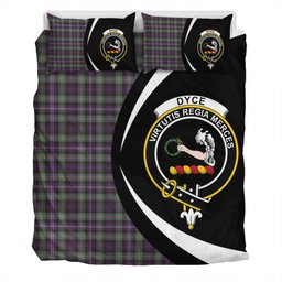 ScotsTee Shop Scottish Dyce Weathered Clan Badge Tartan Bedding Set Circle Style