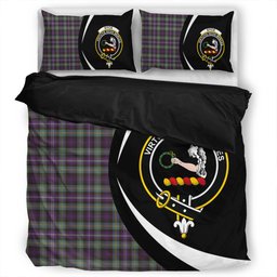 ScotsTee Shop Scottish Dyce Weathered Clan Badge Tartan Bedding Set Circle Style