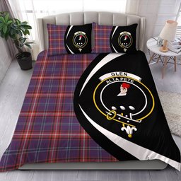 ScotsTee Shop Scottish Glenn Weathered Clan Badge Tartan Bedding Set Circle Style