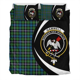 ScotsTee Shop Scottish Gammell Ancient Clan Badge Tartan Bedding Set Circle Style