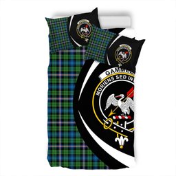 ScotsTee Shop Scottish Gammell Ancient Clan Badge Tartan Bedding Set Circle Style