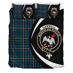 ScotsTee Shop Scottish Gammell Modern Clan Badge Tartan Bedding Set Circle Style