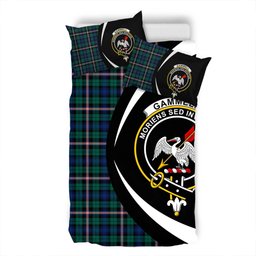 ScotsTee Shop Scottish Gammell Modern Clan Badge Tartan Bedding Set Circle Style