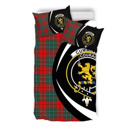ScotsTee Shop Scottish Cumming (MacAulay #2) Modern Clan Badge Tartan Bedding Set Circle Style