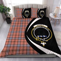ScotsTee Shop Scottish Haney Dress Weathered Clan Badge Tartan Bedding Set Circle Style