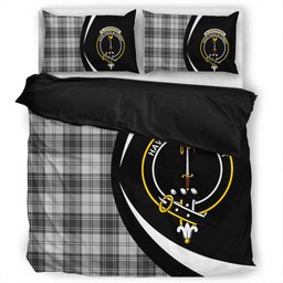 ScotsTee Shop Scottish Glendinning Clan Badge Tartan Bedding Set Circle Style