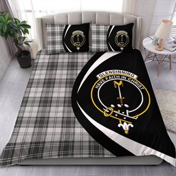 ScotsTee Shop Scottish Glendinning Clan Badge Tartan Bedding Set Circle Style