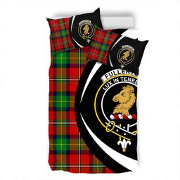 ScotsTee Shop Scottish Fullerton Clan Badge Tartan Bedding Set Circle Style