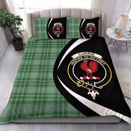 ScotsTee Shop Scottish Currie Ancient Clan Badge Tartan Bedding Set Circle Style