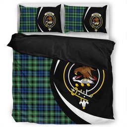 ScotsTee Shop Scottish Graham of Montrose Modern Clan Badge Tartan Bedding Set Circle Style
