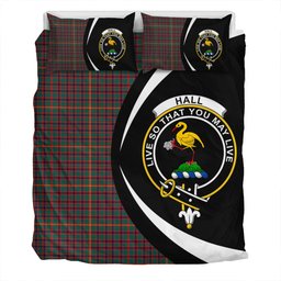 ScotsTee Shop Scottish Hall Modern Clan Badge Tartan Bedding Set Circle Style