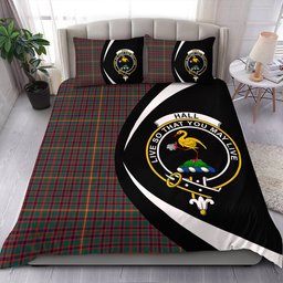 ScotsTee Shop Scottish Hall Modern Clan Badge Tartan Bedding Set Circle Style