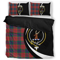 ScotsTee Shop Scottish Fraser of Boblainy Hugh Modern Clan Badge Tartan Bedding Set Circle Style