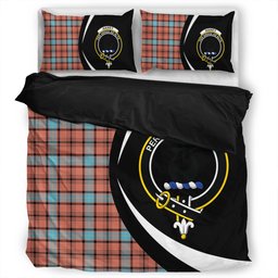 ScotsTee Shop Scottish Haney Dress Ancient Clan Badge Tartan Bedding Set Circle Style