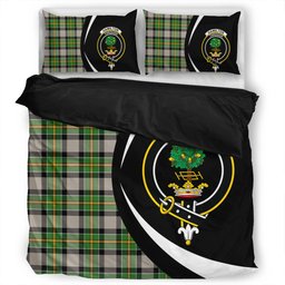 ScotsTee Shop Scottish Hamilton of Brandon Ancient Clan Badge Tartan Bedding Set Circle Style