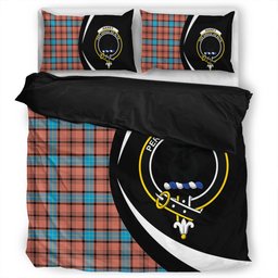 ScotsTee Shop Scottish Haney Dress Modern Clan Badge Tartan Bedding Set Circle Style