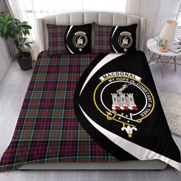 ScotsTee Shop Scottish MacDonald of Clanranald Modern Clan Badge Tartan Bedding Set Circle Style