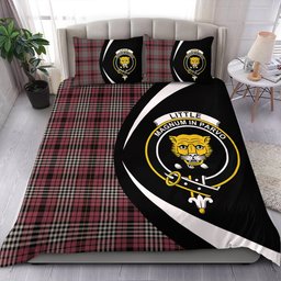 ScotsTee Shop Scottish Little of Morton Rigg Ancient Clan Badge Tartan Bedding Set Circle Style