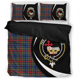 ScotsTee Shop Scottish MacDonald of P.E. Island (Donald of P.E. Island) Modern Clan Badge Tartan Bedding Set Circle Style