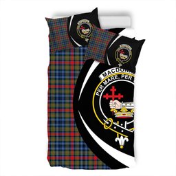 ScotsTee Shop Scottish MacDonald of P.E. Island (Donald of P.E. Island) Modern Clan Badge Tartan Bedding Set Circle Style