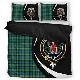 ScotsTee Shop Scottish Lyon (Liall Lyall Lyle) Ancient Clan Badge Tartan Bedding Set Circle Style