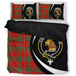 ScotsTee Shop Scottish MacGregor of Balquhidder (Gregor of Balquhidder) Modern Clan Badge Tartan Bedding Set Circle Style