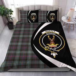 ScotsTee Shop Scottish Huntly Gordon Gathering 2000 Weathered Clan Badge Tartan Bedding Set Circle Style
