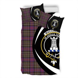 ScotsTee Shop Scottish MacCallum of Berwick Weathered Clan Badge Tartan Bedding Set Circle Style