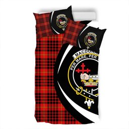 ScotsTee Shop Scottish MacDonald of Ardnamurchan (Donald of Ardnamurchan) Modern Clan Badge Tartan Bedding Set Circle Style