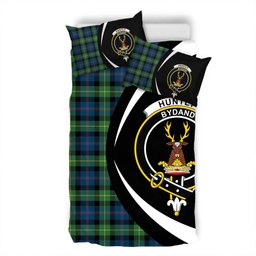 ScotsTee Shop Scottish Huntly Gordon Gathering 2000 Modern Clan Badge Tartan Bedding Set Circle Style