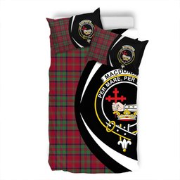 ScotsTee Shop Scottish MacDonald of Glencoe (Donald of Glencoe) Modern Clan Badge Tartan Bedding Set Circle Style