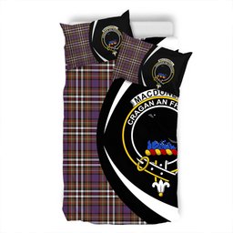 ScotsTee Shop Scottish MacDonell of Glengarry Dress Ancient Clan Badge Tartan Bedding Set Circle Style