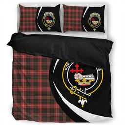 ScotsTee Shop Scottish MacDonald Sir John A (Donald Sir John A) Weathered Clan Badge Tartan Bedding Set Circle Style