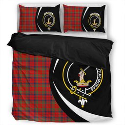 ScotsTee Shop Scottish Lumsden of Kintore Modern Clan Badge Tartan Bedding Set Circle Style