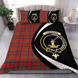 ScotsTee Shop Scottish Lumsden of Kintore Modern Clan Badge Tartan Bedding Set Circle Style