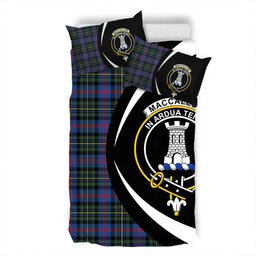 ScotsTee Shop Scottish MacCallum of Berwick Modern Clan Badge Tartan Bedding Set Circle Style
