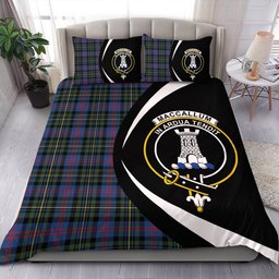 ScotsTee Shop Scottish MacCallum of Berwick Modern Clan Badge Tartan Bedding Set Circle Style