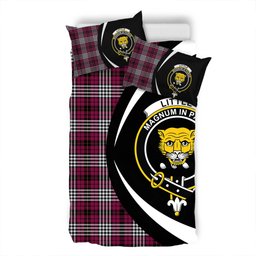 ScotsTee Shop Scottish Little of Morton Rigg Modern Clan Badge Tartan Bedding Set Circle Style