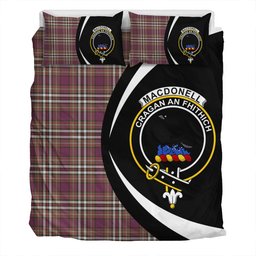 ScotsTee Shop Scottish MacDonell of Glengarry Dress Modern Clan Badge Tartan Bedding Set Circle Style