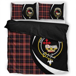 ScotsTee Shop Scottish MacDonald Sir John A (Donald Sir John A) Ancient Clan Badge Tartan Bedding Set Circle Style