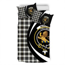 ScotsTee Shop Scottish MacFie of Colonsay Dress (MacPhee of Colonsay Dress) Ancient Clan Badge Tartan Bedding Set Circle Style